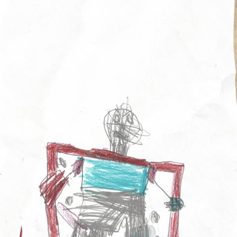 George Kelly, Darien, Age 5, Hockey Picture